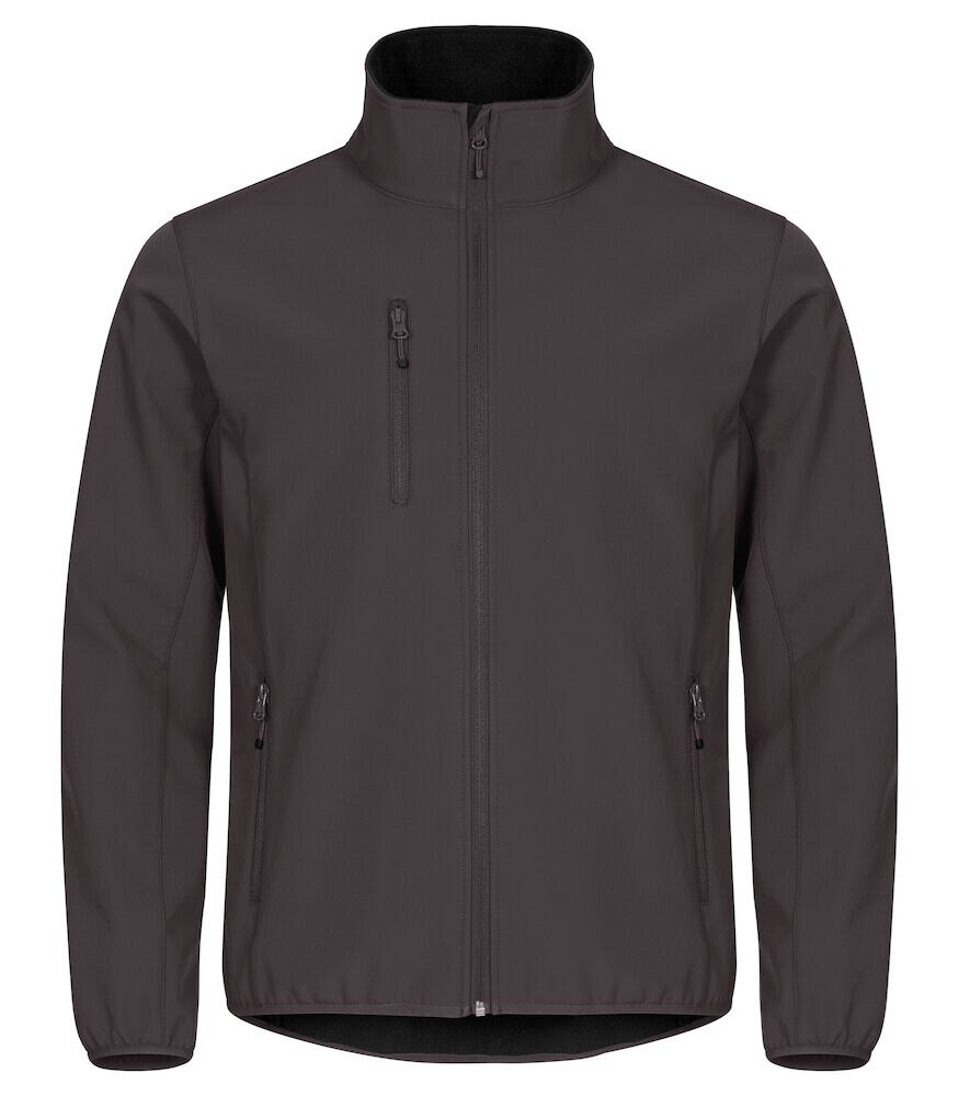Clique softshell Classic donker grijs XS