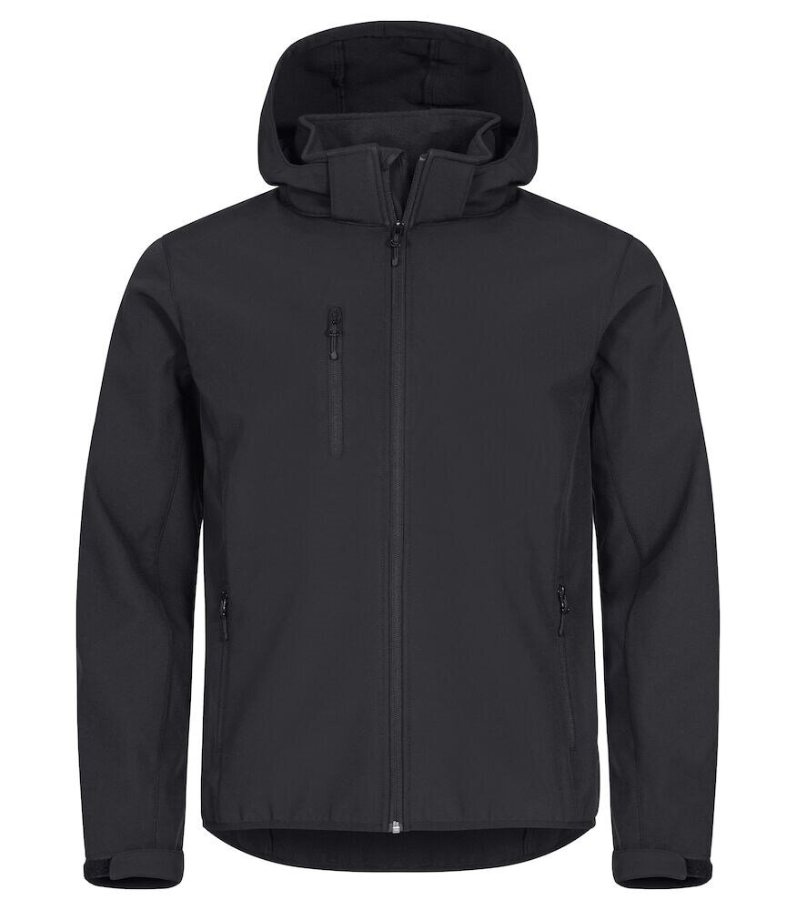 Clique softshell classic hoody zwart XS