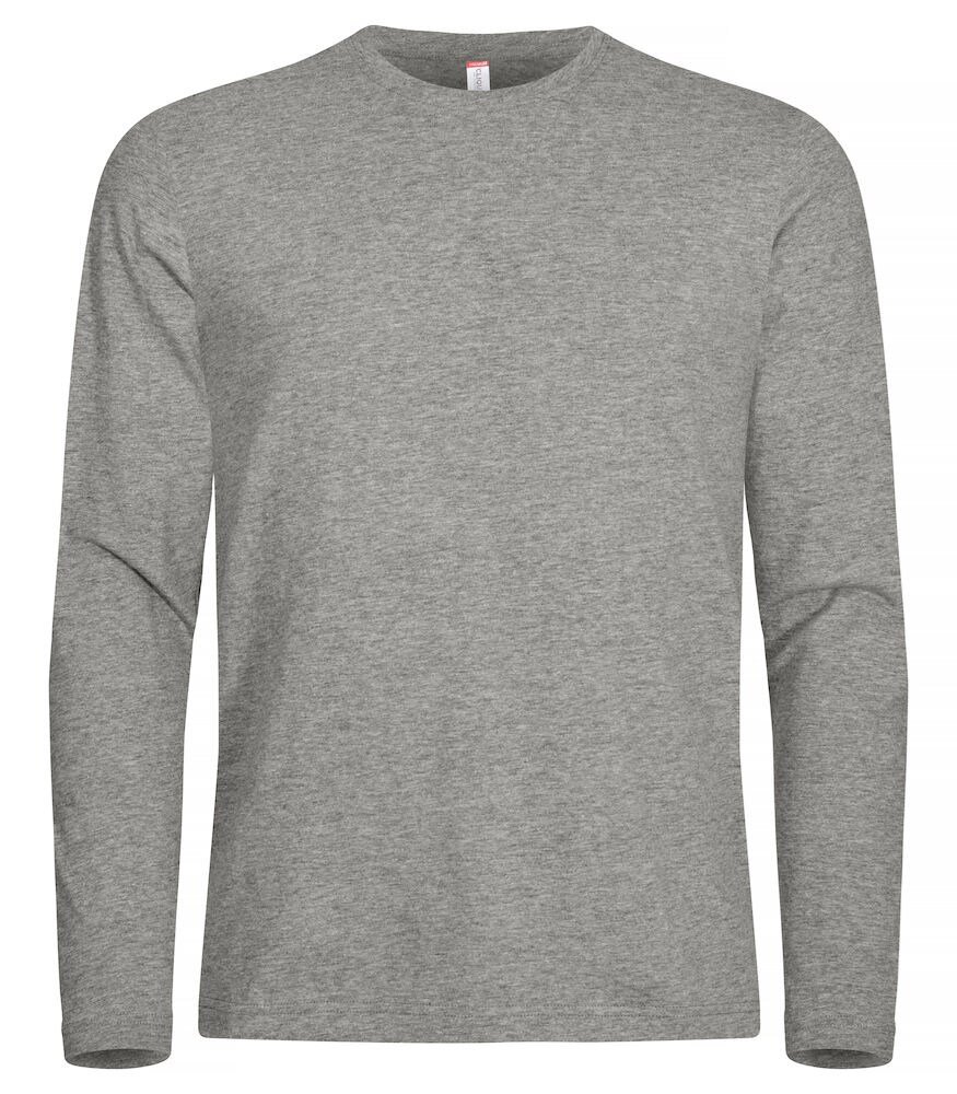 Clique t-shirt premium fashion grijsmel. XS