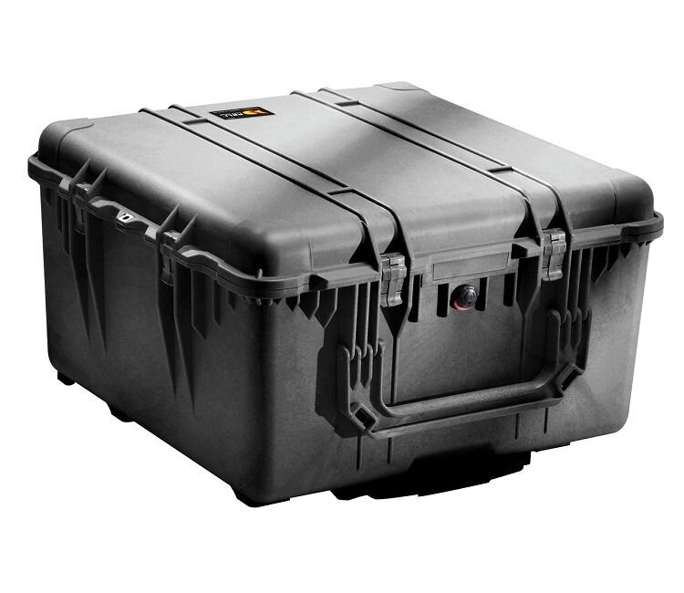 Peli 1640F  koffer zwart met foam