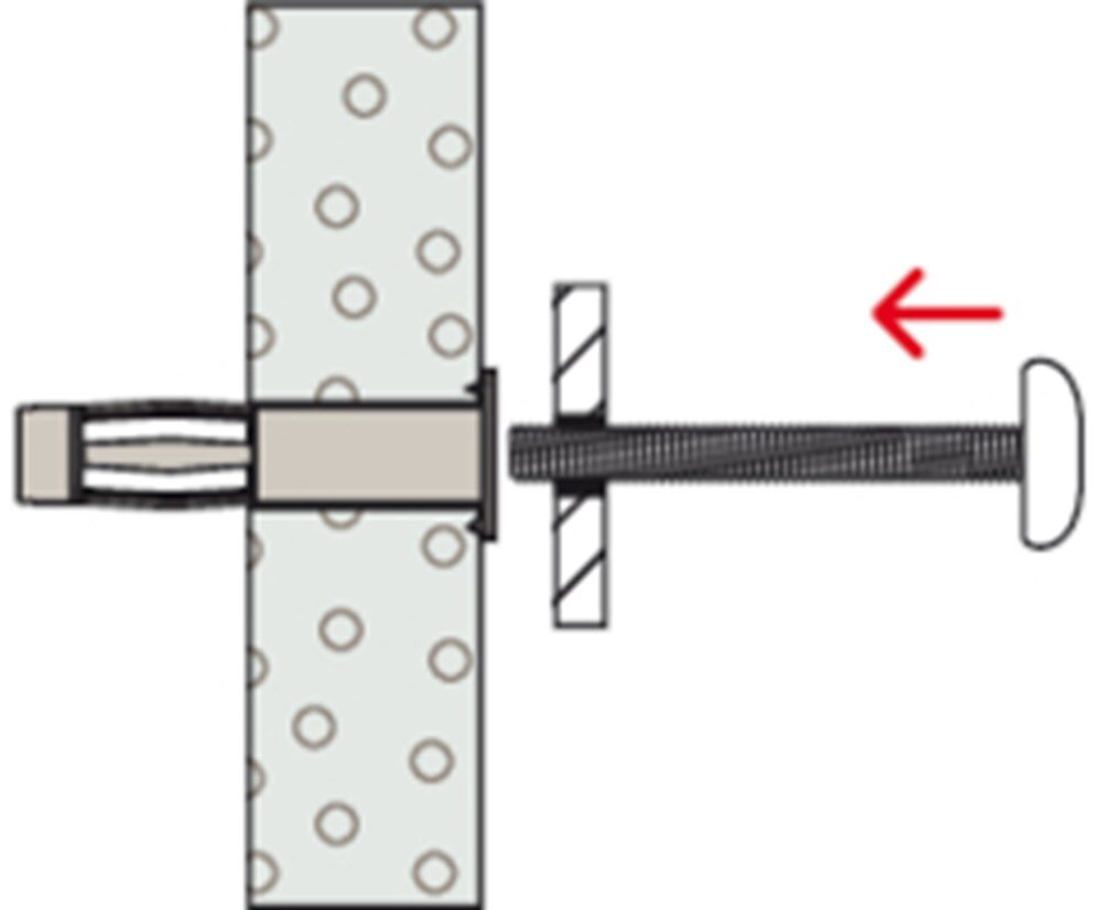 Fischer hollewandplug    hm 8x54 ss