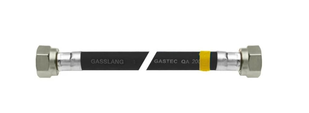 Gasslangset met moeren         80cm