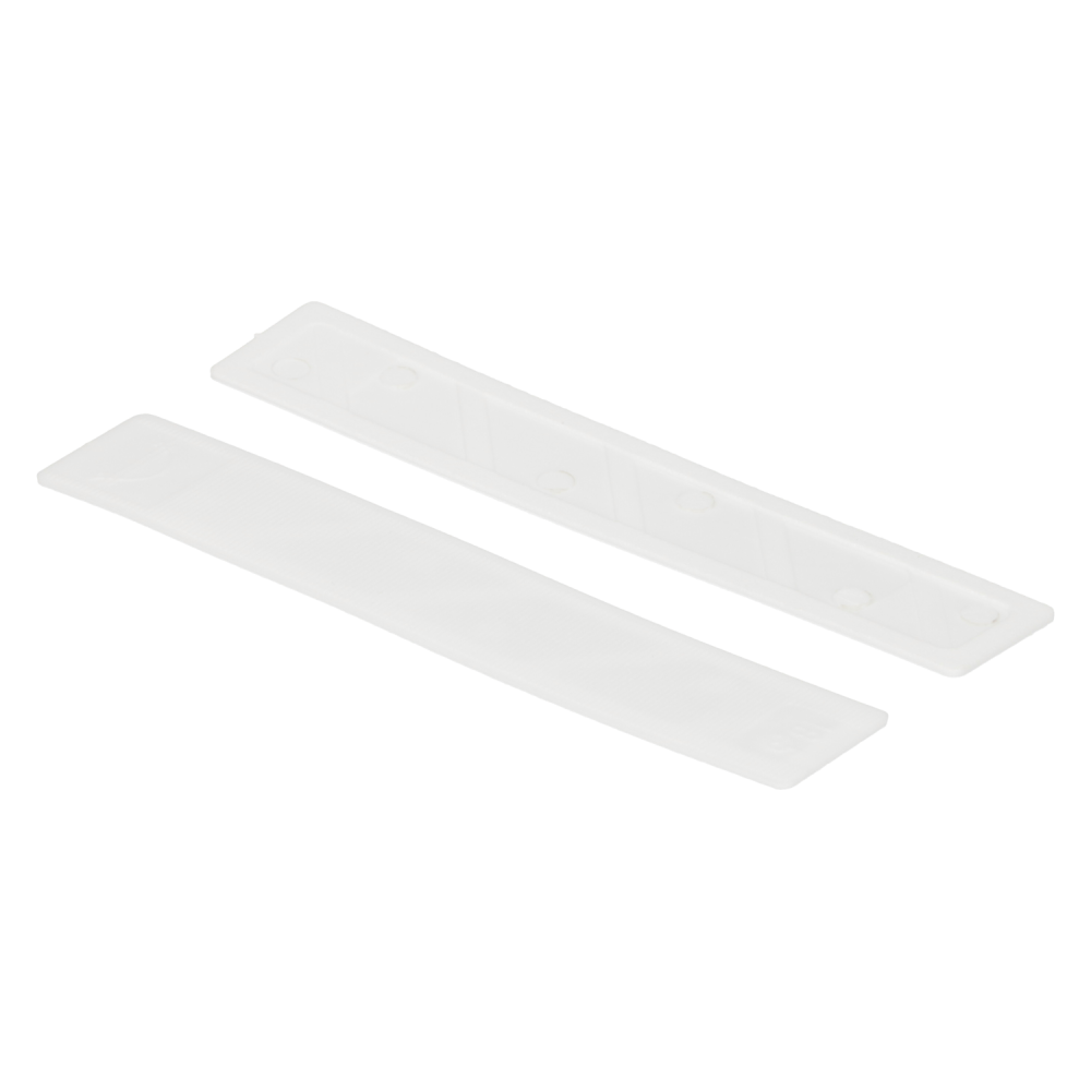 Glaswiggen 100x18.5x1mm wit (100)