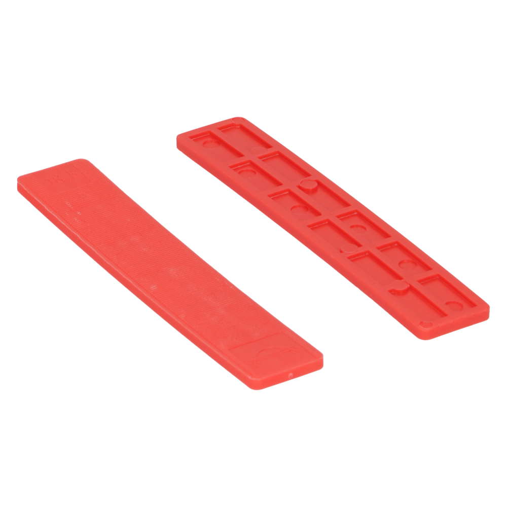 Glaswiggen 100x18.5x3mm rood (100)