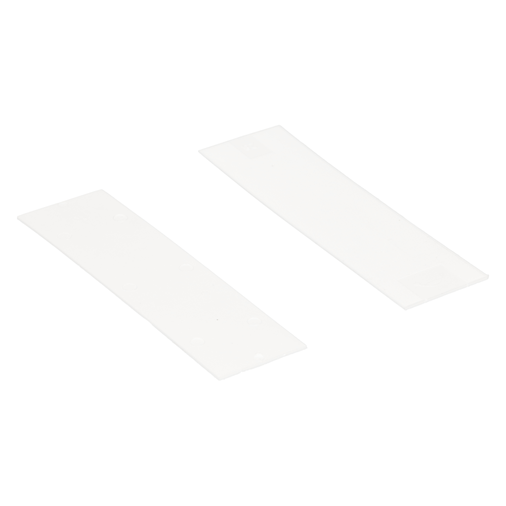 Glaswiggen 100x28x1mm wit (100)