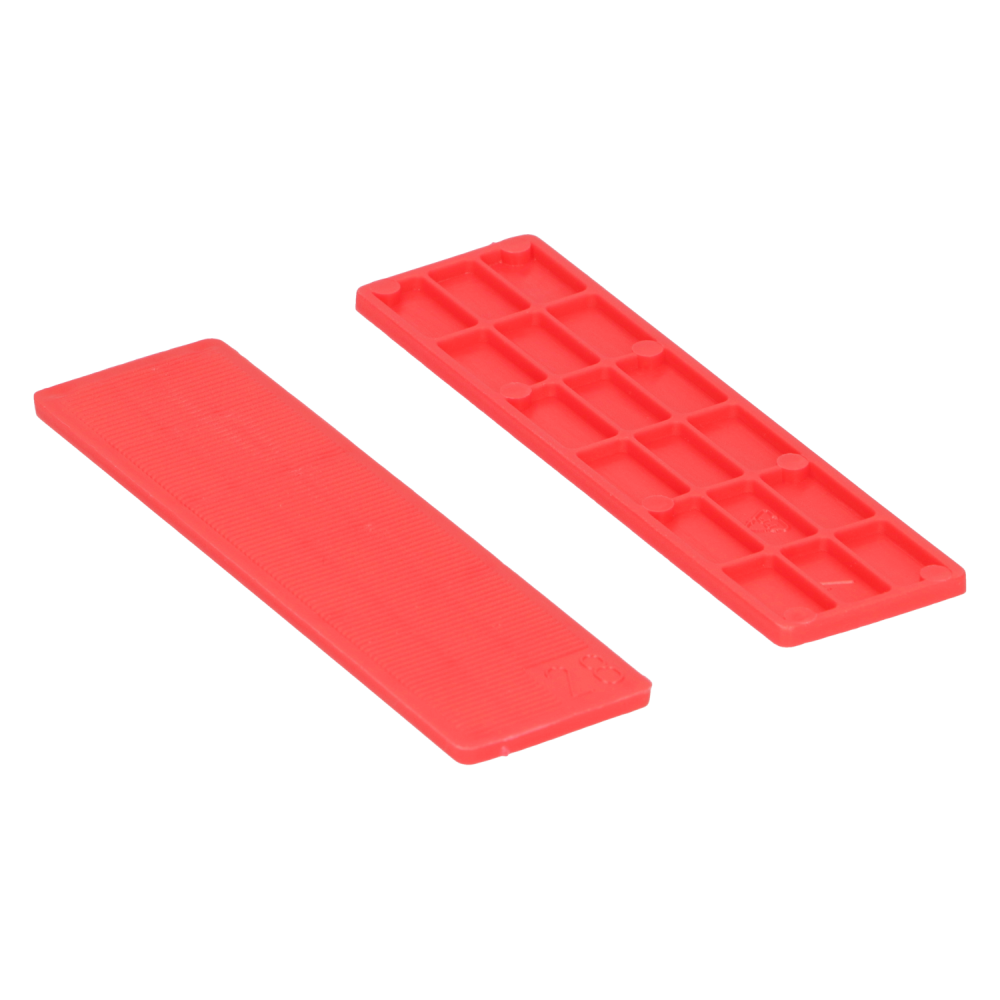 Glaswiggen 100x28x3mm rood (100)
