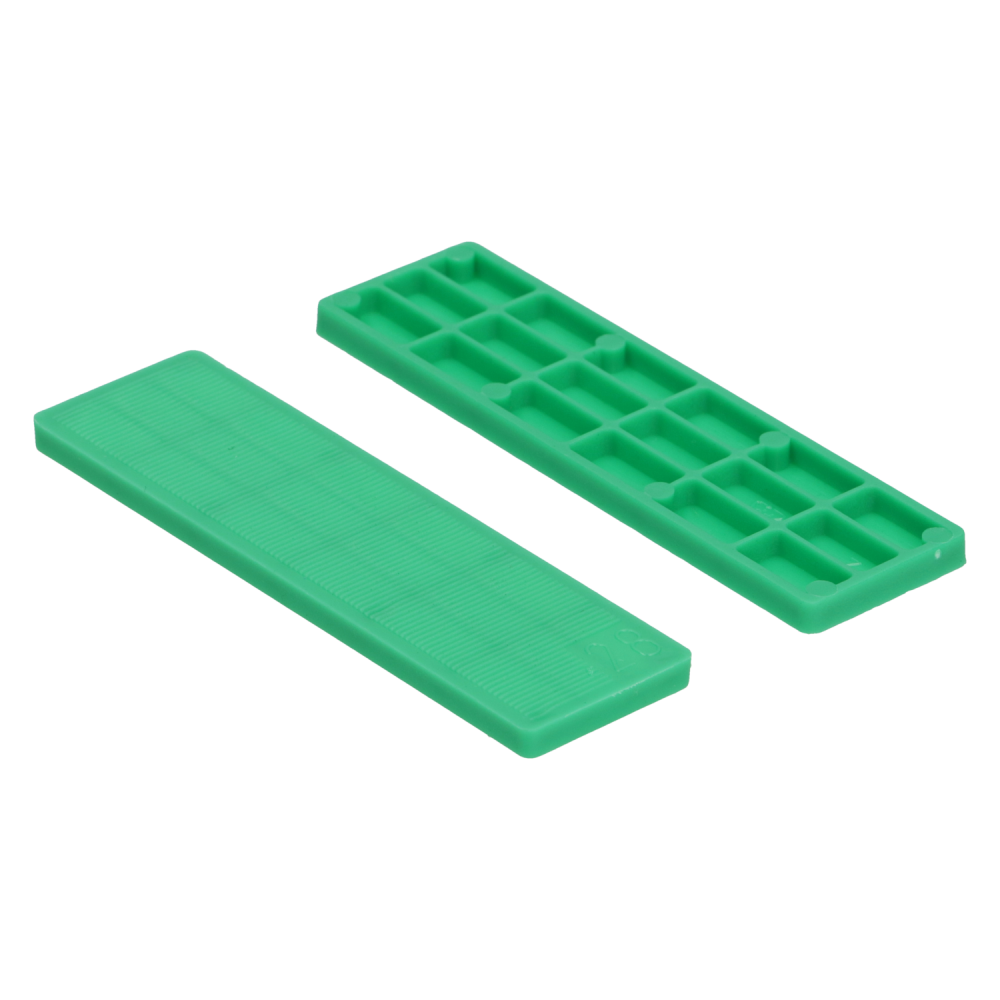 Glaswiggen 100x28x5mm groen (100)