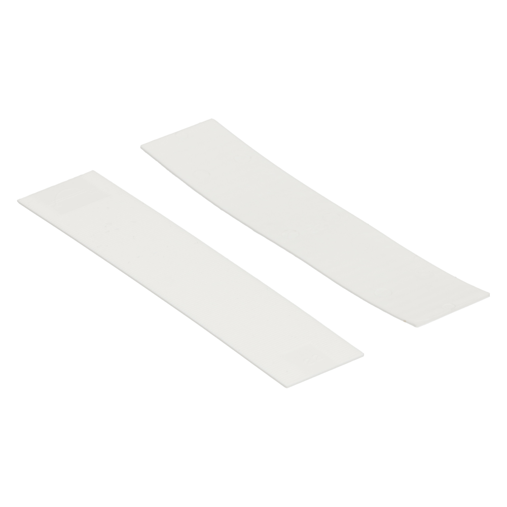 Glaswiggen 100x22x1mm wit (100)