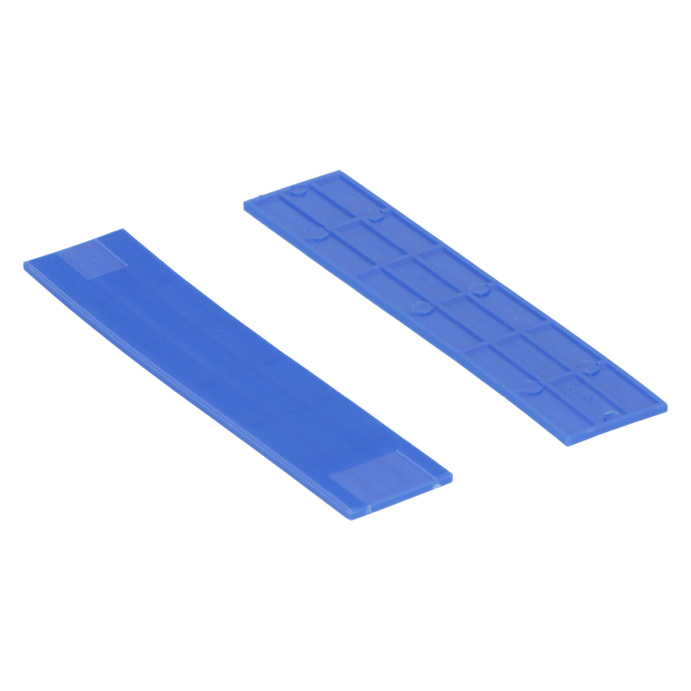 Glaswiggen 100x22x2mm blauw (100)