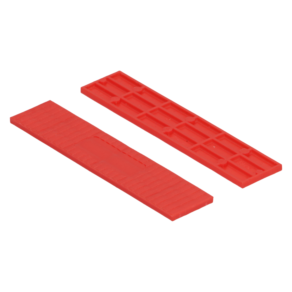Glaswiggen 100x22x3mm rood (100)