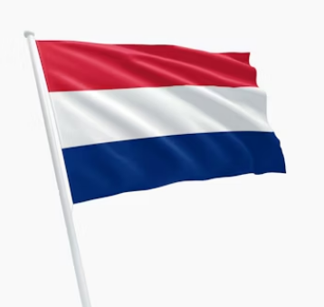 Vlag rood-wit-blauw         20x30cm