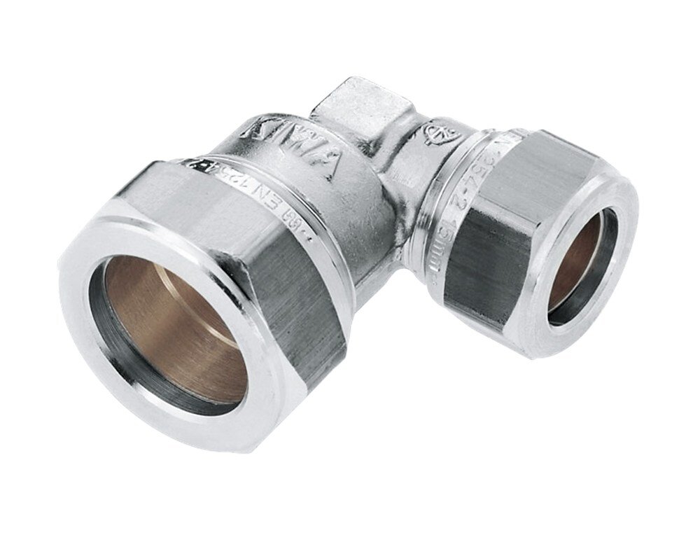 Vernikkelde knel knie       12x10mm