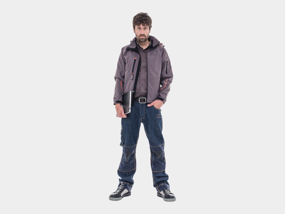 Herock softshell poseidon grijs XL