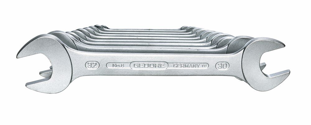 Gedore steeksleutelset 10dlg 6-32mm