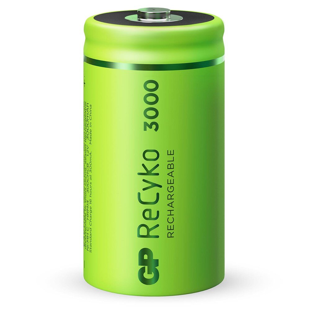 GP NiMH batterij ReCyko+ C 1.2V 3000mAh (2)