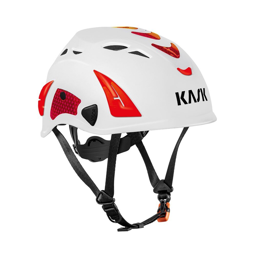 KASK veiligheidshelm plasma Hi-Viz wit/rood