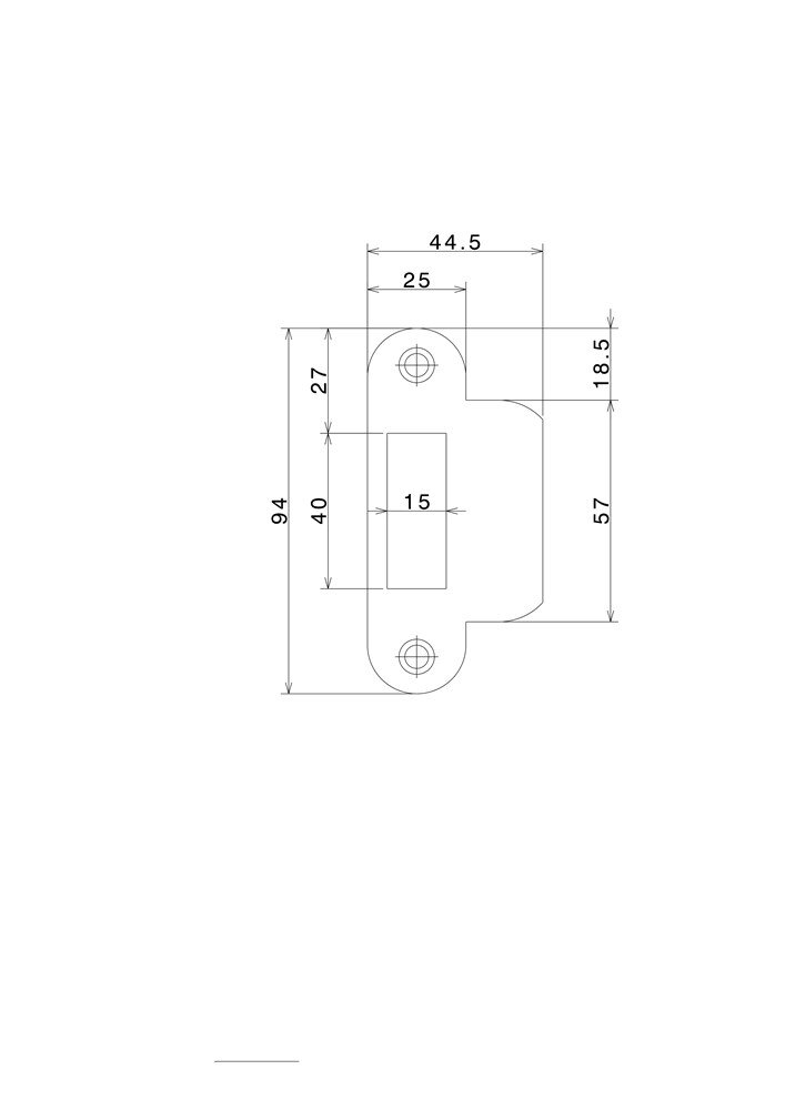 Nemef sluitplaat RVS P635/17U Loop