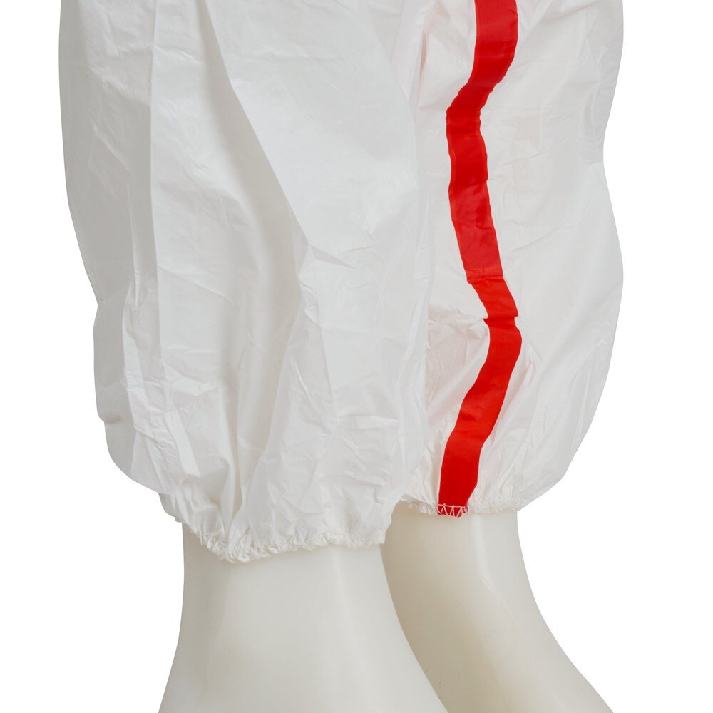 3M Beschermende overall 4565, wit + rood, XL