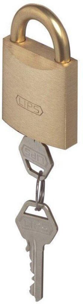 Lips hangslot 4005 messing beugel 17mm 2sl