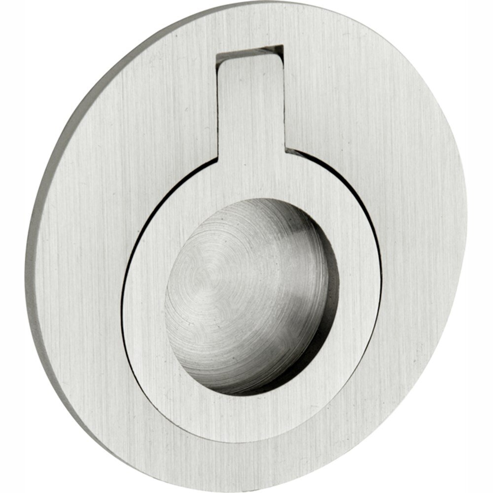Wb luikring rond mat nikkel    50mm