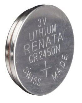 Renate lithium knoopcel 3.0v cr2450n