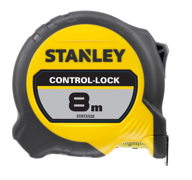 Stanley rolbandmaat control-lock 8m 25mm
