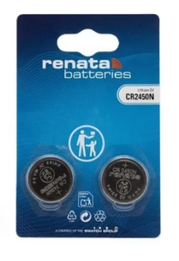 Renata lithium knoopcel 3.0v cr2450n (2)