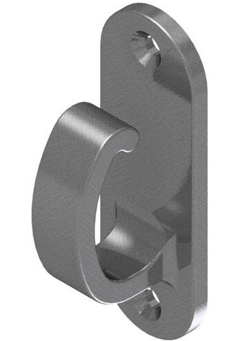 GSV gordijnhaak alu. 55mm 3224G GV