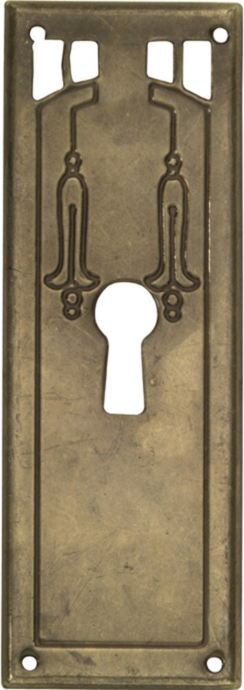 Wb sleutelplaat art nouveau    vert.