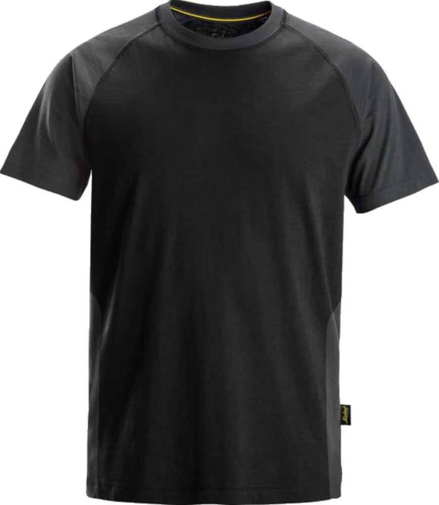 Snickers t-shirt 2550 zwart/grijs XS