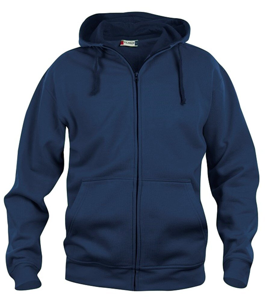 Clique basic hoody full zip marine XS