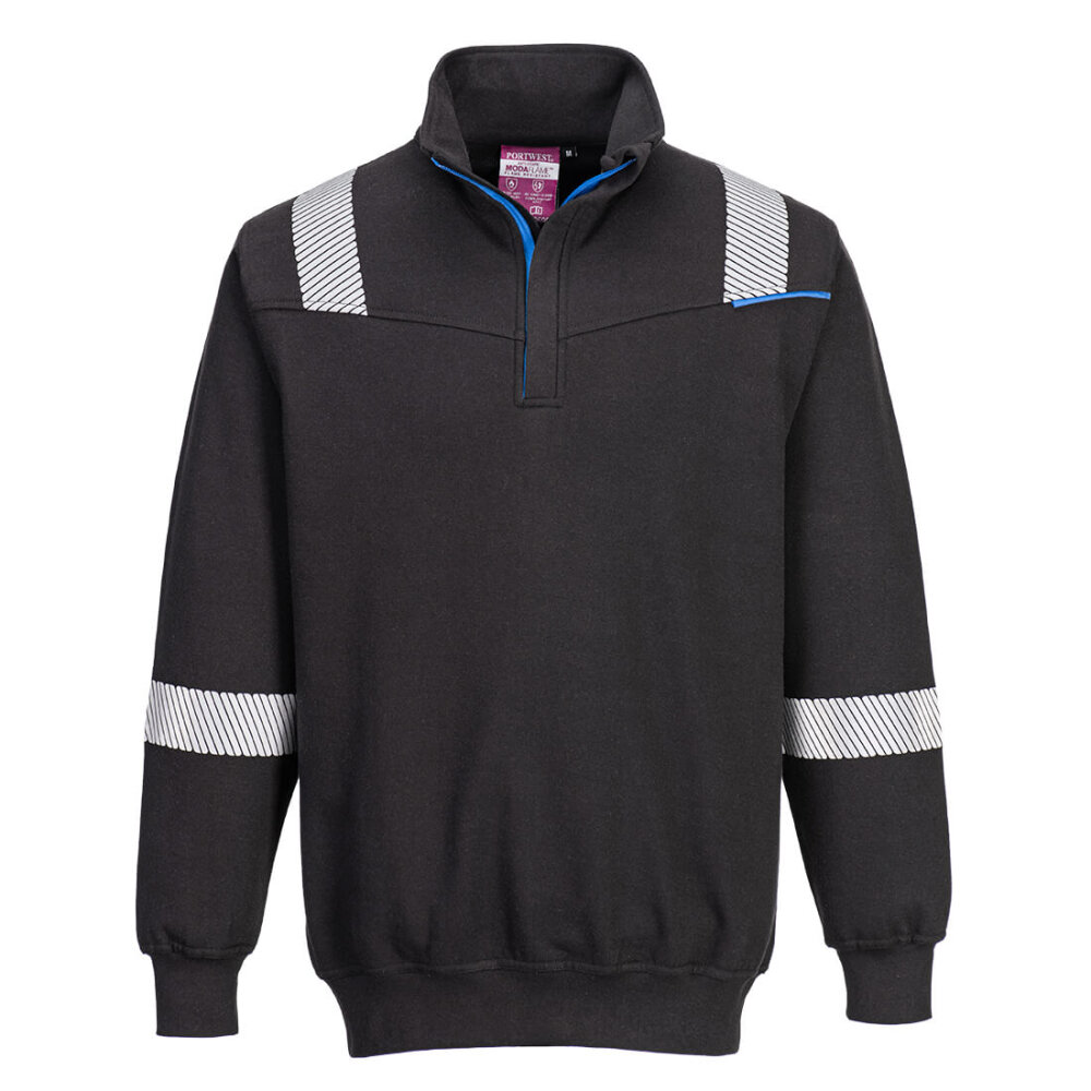 PortWest sweater FR710-WX3 zwart S