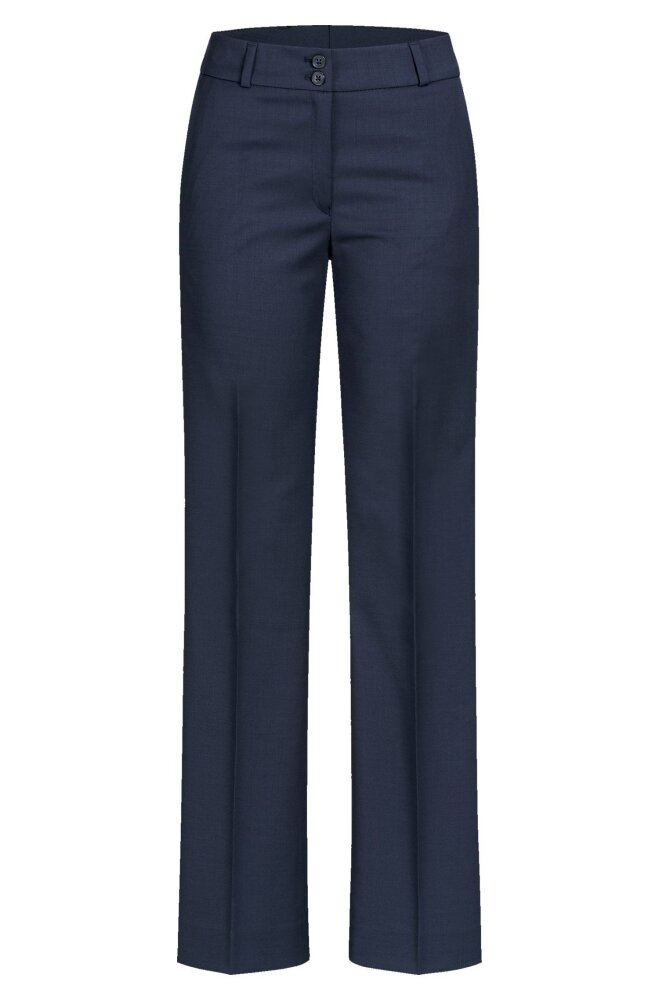 Greiff dames pantalon regular fit d.blauw 52