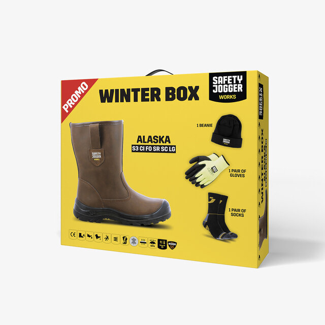 Safety Jogger winterbox Alaska S3 bruin 45