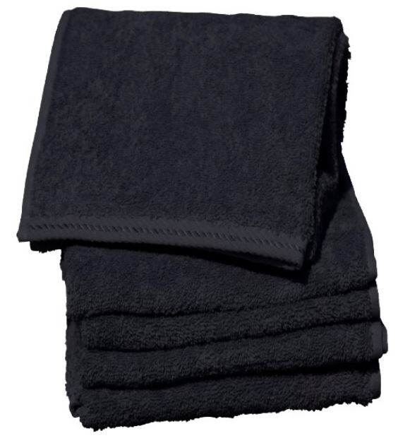 ARTG handdoek chloorbestendig zwart 50x100cm