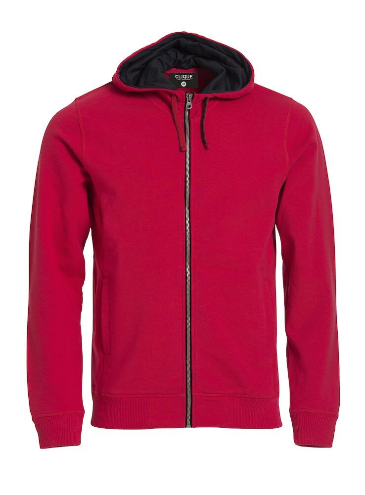 Clique hooded vest rood XS