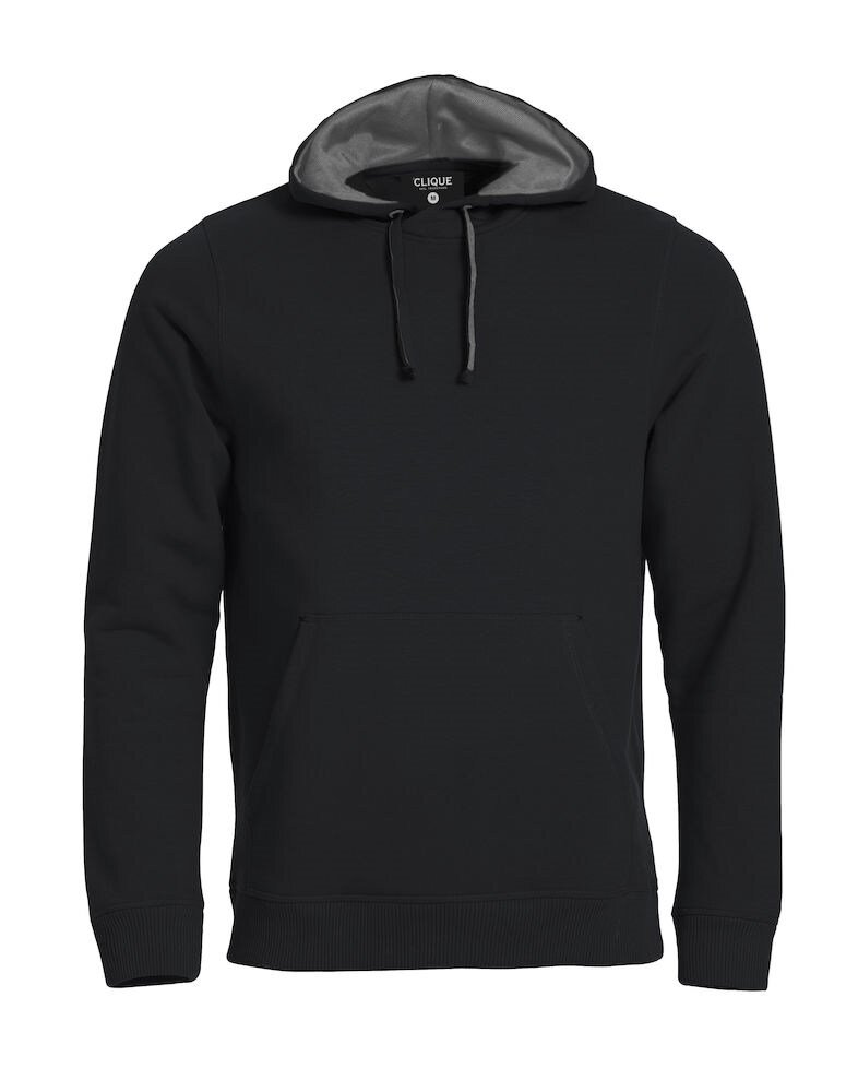 Clique hooded sweater zwart XS
