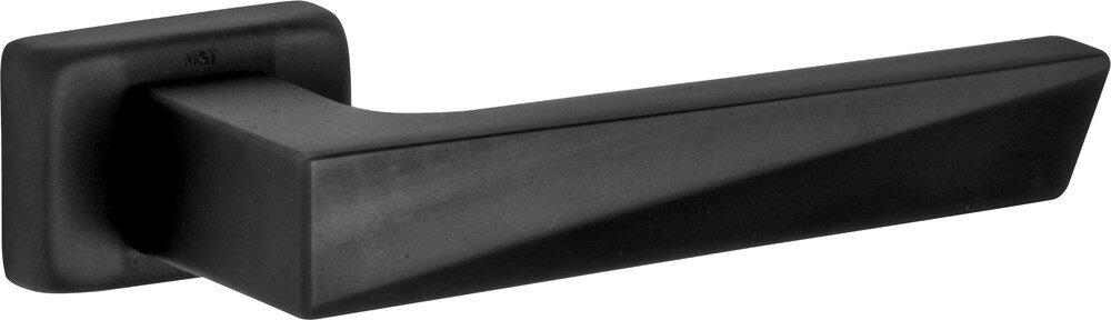 Wb deurkruk mini v        mat zwart