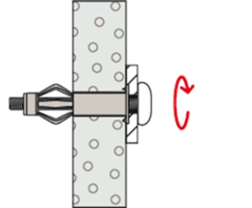 Fischer hollewandplug    hm 8x54 ss
