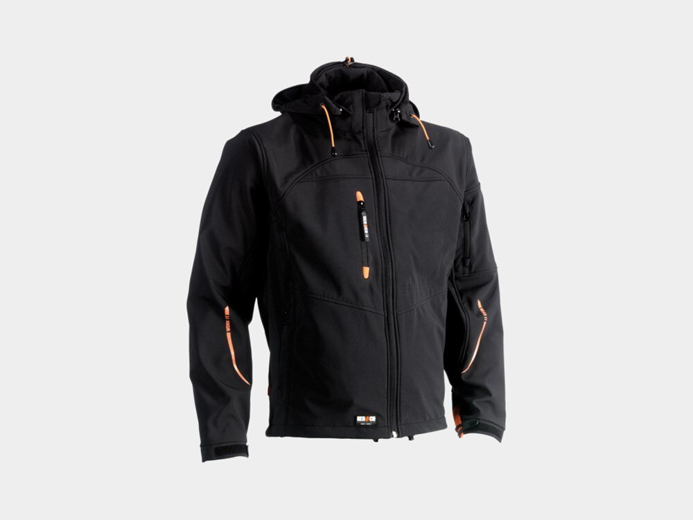 Herock softshell poseidon zwart L