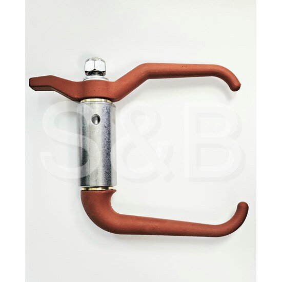 Deurknevel 93mm staal