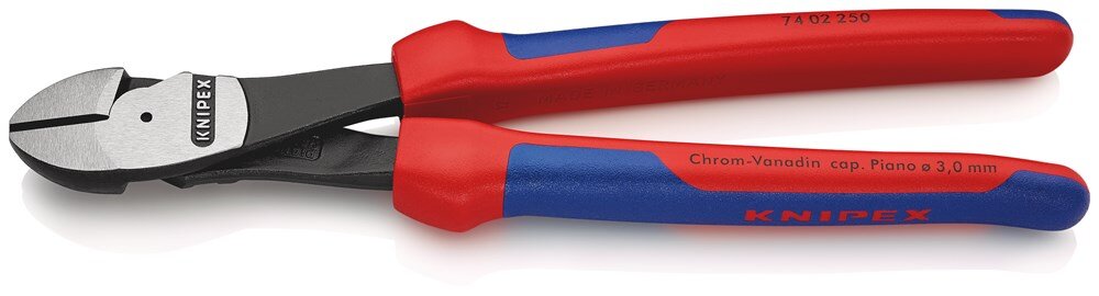 Knipex Kracht-zijsnijtang zwart 250mm