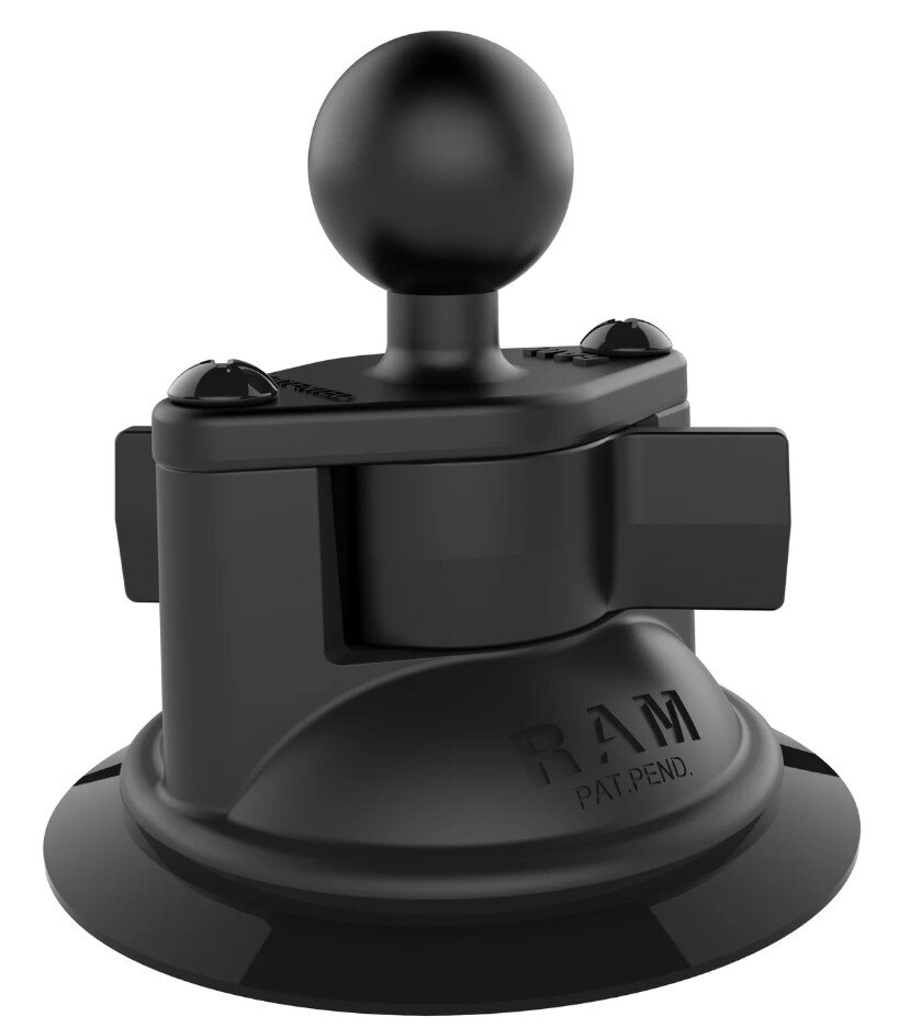 RAM Twist-Lock zuignapbasis met bal