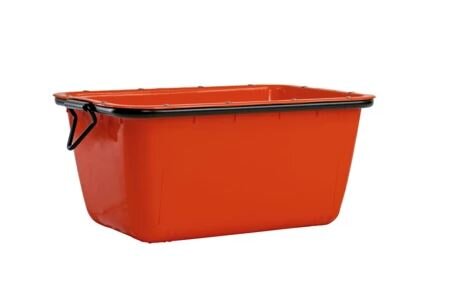 Wemas hijs mortelkuip signaal rood 200 Liter
