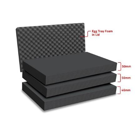 Peli 1510MLF guardique 4-delige foamset