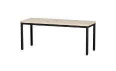 Garderobebank zwart frame 41 x100 x 34cm
