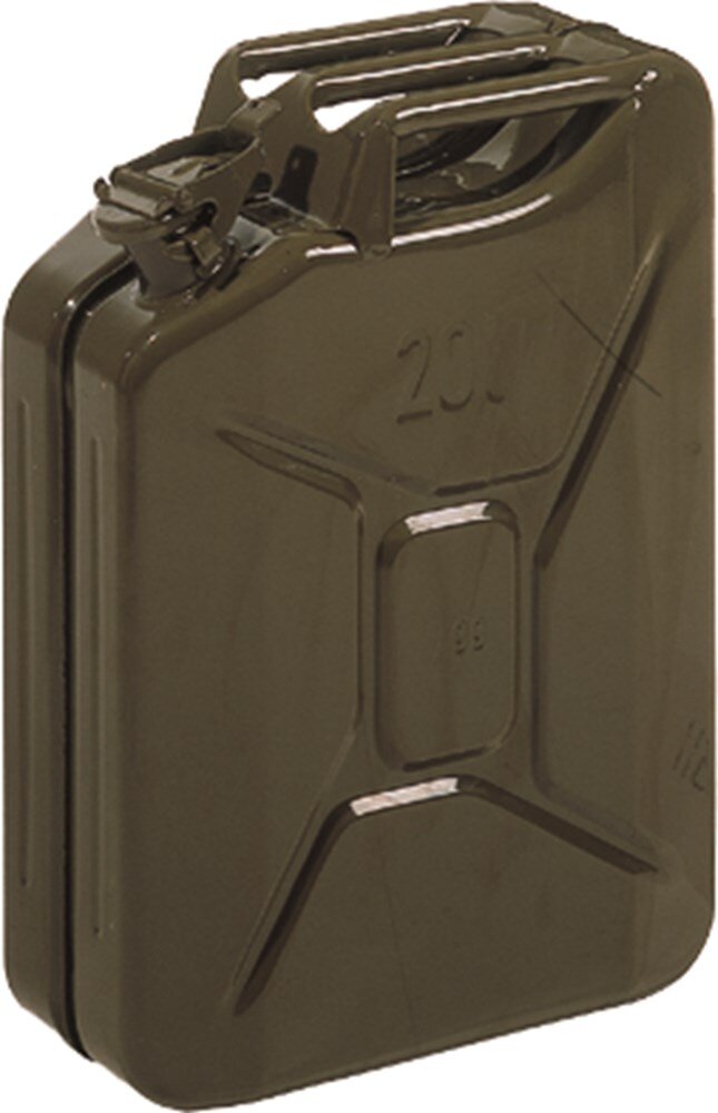 Jerrycan staal groen 20 liter