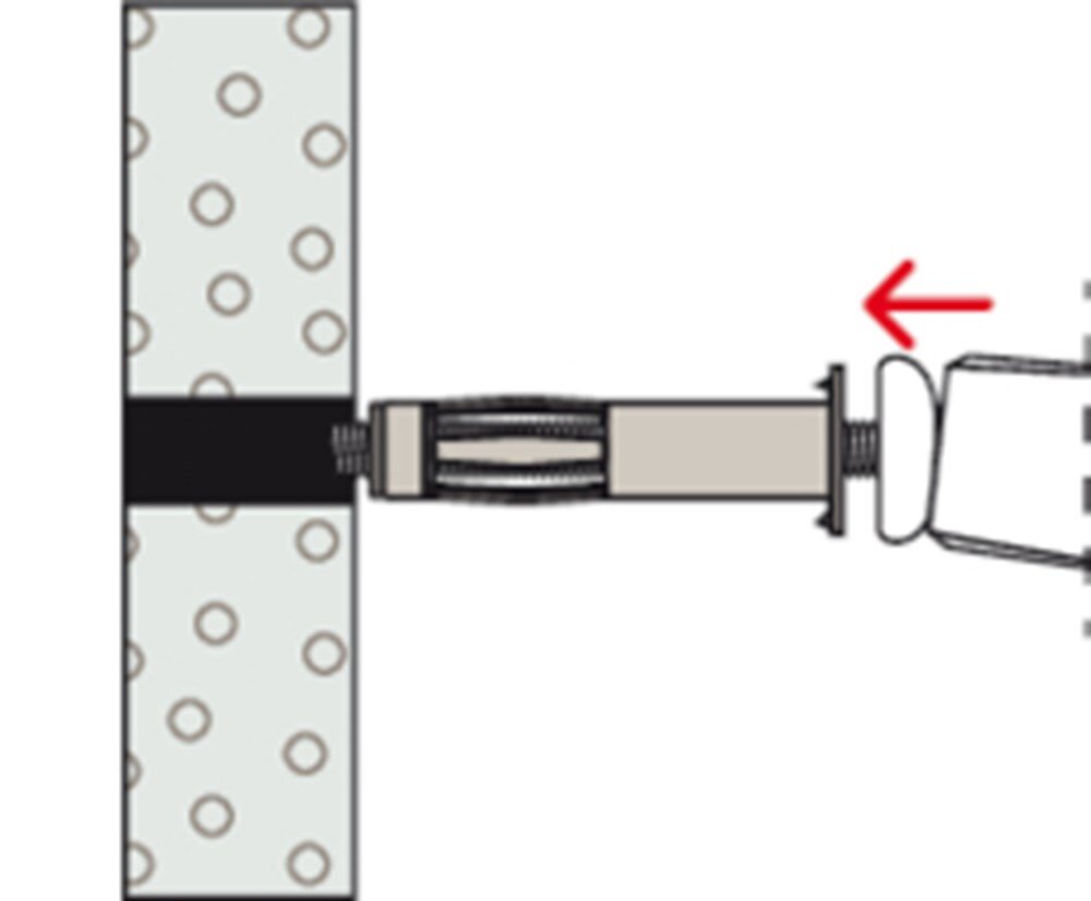 Fischer hollewandplug    hm 8x54 ss
