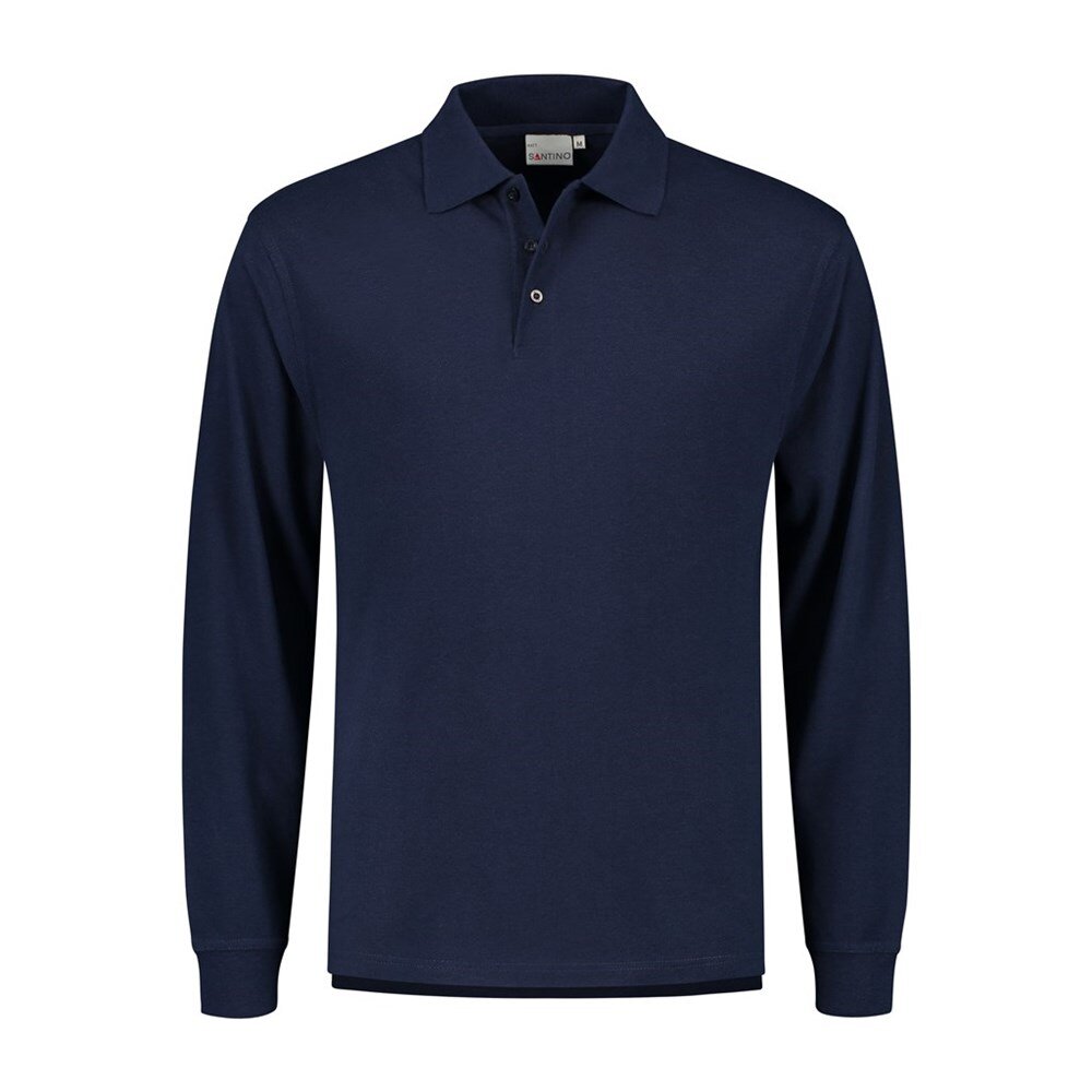 Santino polo lm matt navy L