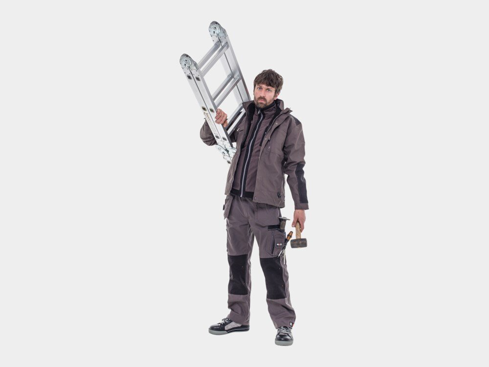 Hercules broek grijs/zwart       52